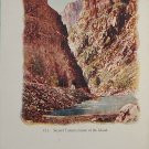 Vintage Early 1900's Colorado Postcard Second Tunnel Canon Of The Grand River