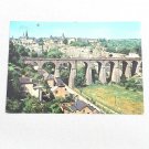 Vintage Postcard Luxembourg Panorama Bridge W/ Viaduct General View Posted 1959