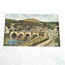 Vintage Unposted Postcard The Bridge  LLANGOLLEN Wales UK Salmon