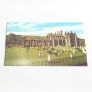Vintage Unposted Postcard Melrose Abbey Roxburghshire UK Monastery St Mary's