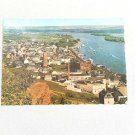 Vintage Unposted Postcard Rüdesheim Am Rhein On The Rhine River Germany Boats