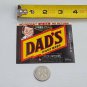 Vintage 60's 70's Dad's Root Beer Label 3.5" x 2 7/8"