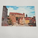 Vintage Postcard Germany Nurnberg Nuremberg Buildings Shops People Cars