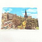 Vintage Postcard Princes Street and Scott Monument Edinburgh Capital Scotland UK