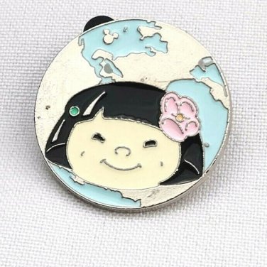 Disney Pin DLR 2009 Hidden Mickey Series 3 of 6 It's A Small World Asia