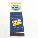 Vtg 1930-1950s Front Strike Matchbook TACA Airlines Chiclets Gum