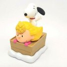 2015 McDonalds Peanuts The Movie Happy Meal Toy #5 Sally And Snoopy On Sled