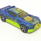 Hot Wheels 305/365 2017 HW Digital Circuit 1/5  Rally Cat Blue  DTX15 Loose