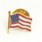 US American Flag Lapel Pin Stars and Stripes Patriotic Pinback USA
