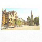 Vintage Postcard Balliol College Martyrs Memorial Oxford England Street View Car