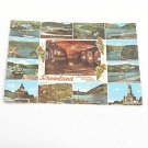 Vintage Multi View Postcard Germany Rheinland Burgenland Weinland Sonnenland