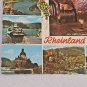 Vintage Multi View Postcard Germany Rheinland Burgenland Weinland Sonnenland