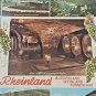 Vintage Multi View Postcard Germany Rheinland Burgenland Weinland Sonnenland