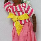Vintage Hand Made Paper Mache and Cloth Doll Acapulco Mexico