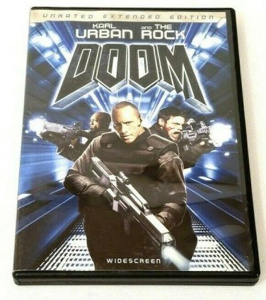 Doom DVD 2006 Unrated Widescreen Extended Edition The Rock Dwayne Johnson