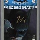 Batman Rebirth 1 DC 2016 CGC 9.6 NM+ SS Signed Tom King Janin Cover Scott Snyder