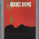 Rachel Rising #1 Abstract 2011 CGC 9.4 NM RARE 3rd Print Terry Moore Red Cover