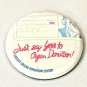 Vintage Button Pin Just Say Yes to Organ Donation LifeGift Center