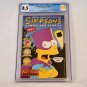 Simpsons Comics & Stories 1 Welsh 1993 CGC 8.5 1st Appearance in Comics + Poster