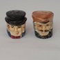 VTG Ceramic Toby Style Mugs Heads Jugs Salt Pepper Shakers Victorian Faces Japan
