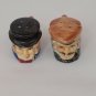 VTG Ceramic Toby Style Mugs Heads Jugs Salt Pepper Shakers Victorian Faces Japan