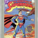 Adventures Of Superman  #424 CBCS 9.8 DC 1987 Equals Top CGC Grade 1st Cat Grant