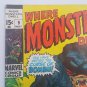 Where Monsters Dwell #9 Marvel Comics May 1971 VG 4.0 Jack Kirby