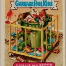 1988 Garbage Pail Kids Series 12 Garbage Pail Kitty 480b Sticker Card