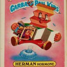 1987 Topps Garbage Pail Kids 352a Herman Hormone Sticker Card Series 9 GPK