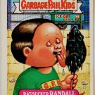 1987 Series 10 Garbage Pail Kids 408b Rat Sucker Randall Red GG Sticker Card