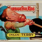 1988 Garbage Pail Kids Original Series 13 Unsani-Terry 505b Sticker Card