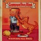 1987 Topps Garbage Pail Kids 410a Scratching Pole Paul Sticker Card Series 10