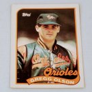 Gregg Olson 1989 Topps Traded RC Rookie Card #U-89T Baltimore Orioles