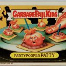 1988 Topps Garbage Pail Kids GPK 525b Party Pooper Patty Card Original Series 13