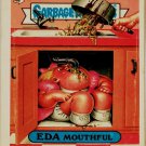 1988 GPK Garbage Pail Kids Series 13 #534b EDA Mouthful Sticker Card