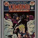 Kamandi  #8 DC 1973 CGC 9.8 Jack Kirby Nixon Kennedy Johnson  Last Boy on Earth