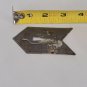 VTG Johnson Raid Metal Arrow Plate Bookmark Wall Art Man Cave Barn Shed Decor