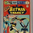 Batman Family #1 DC 1975 CGC 9.2 Batgirl Origin & Robin Team-Up Giant Size
