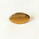 VTG High School Varsity Football Team Player Letterman Jacket Pin Gold Tone