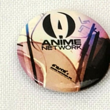 Anime Network Button Pin Pinback 1" Logo Badge