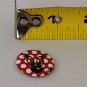 Disney Minnie Mouse Button Pin Pinback Polka Dot Eyes & Nose