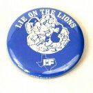 Vintage Button Pin Pinback Texas High School Football Lie On The Lions