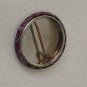 Vintage Button Pin Sewing Machine Pastel Americana Hand Drawn Pinback