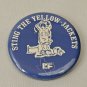Vintage Button Pin Pinback Texas High School Football Sting The Yellow Jackets