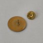 Mcdonald's Crew Lapel Pin Round Green Red Yellow Paw Prints In Circle