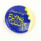 Vintage 1980's Chess King Flying Colors Pinback Button Pin Badge