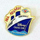 Retired DCL Disney Cruise Line McDonald's LE Pin 847 All Aboard