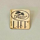 Dignity Memorial LIFT Label Pin Pinback Grief Counseling Program