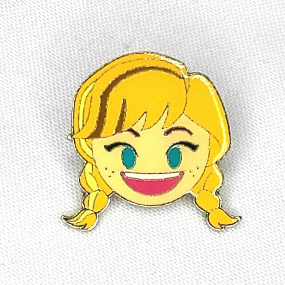 2017 Disney Trading Pin Emoji Blitz Anna Smiling From Frozen Booster ...