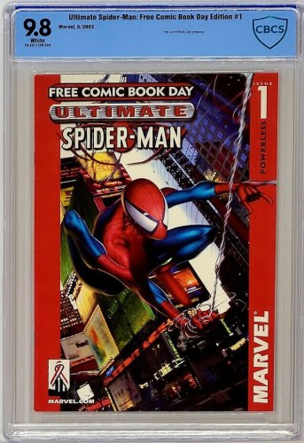 Ultimate Spider-Man Free Comic Book Day Edition 1 Marvel 2002 CBCS 9.8 = Top CGC